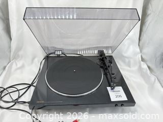 MaxSold Auction: Denon DP-300F Fully Automatic Turntable, Black - Stratford (Ontario, Canada) PARTNER MANAGED Estate Sale Online Auction - Cawston Street (CONDO)