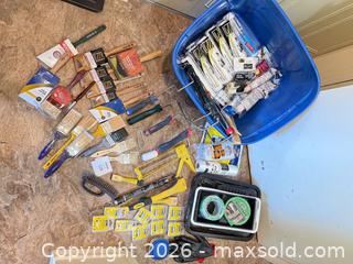 MaxSold Auction: Large Lot Painting Tools & Supplies — 30+ Pieces - Stratford (Ontario, Canada) PARTNER MANAGED Estate Sale Online Auction - Cawston Street (CONDO)