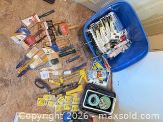 MaxSold Auction: Large Lot Painting Tools & Supplies — 30+ Pieces - Stratford (Ontario, Canada) PARTNER MANAGED Estate Sale Online Auction - Cawston Street (CONDO)
