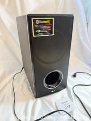 MaxSold Auction: LG Powered Subwoofer / Speaker, Bluetooth, Black - Stratford (Ontario, Canada) PARTNER MANAGED Estate Sale Online Auction - Cawston Street (CONDO)