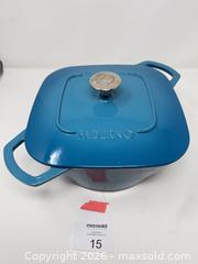 MaxSold Auction: Paderno 5 qt Blue/Teal Enameled Cast Iron Dutch Oven - Stratford (Ontario, Canada) PARTNER MANAGED Estate Sale Online Auction - Cawston Street (CONDO)