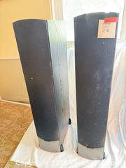 MaxSold Auction: Pair of PARADIGM Floorstanding/Tower Speakers, Black with Silver Accents - Stratford (Ontario, Canada) PARTNER MANAGED Estate Sale Online Auction - Cawston Street (CONDO)