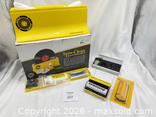 MaxSold Auction: Spin-Clean Record Washer MK II Yellow Record Cleaning Kit + ? RECORD, CLEANING ACCESSORI?? - Stratford (Ontario, Canada) PARTNER MANAGED Estate Sale Online Auction - Cawston Street (CONDO)