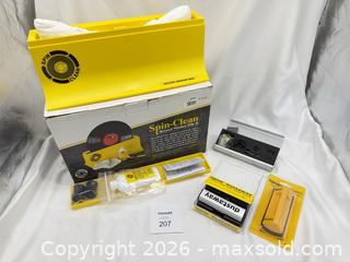MaxSold Auction: Spin-Clean Record Washer MK II Yellow Record Cleaning Kit + ? RECORD, CLEANING ACCESSORI?? - Stratford (Ontario, Canada) PARTNER MANAGED Estate Sale Online Auction - Cawston Street (CONDO)