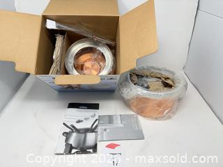 MaxSold Auction: Trudeau Copper Finish 11-Piece Fondue Set - Stratford (Ontario, Canada) PARTNER MANAGED Estate Sale Online Auction - Cawston Street (CONDO)