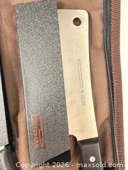 MaxSold Auction: Wüsthof 5-Piece Stainless Steel Knife Set with Carry Roll - Stratford (Ontario, Canada) PARTNER MANAGED Estate Sale Online Auction - Cawston Street (CONDO)
