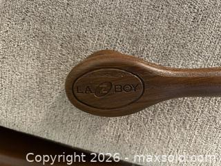 MaxSold Auction: La-Z-Boy Beige Fabric Recliner Chair with Ottoman - Saanich (British Columbia, Canada) PARTNER MANAGED Estate Sale Online Auction - Heatherdale Lane