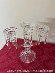 MaxSold Auction: Pair of Clear Cut Lead Crystal Candelabras - Saanich (British Columbia, Canada) PARTNER MANAGED Estate Sale Online Auction - Heatherdale Lane