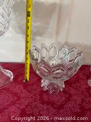 MaxSold Auction: Set of 5 Clear Cut Crystal & Glass Compotes and Bowls - Saanich (British Columbia, Canada) PARTNER MANAGED Estate Sale Online Auction - Heatherdale Lane