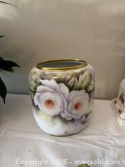 MaxSold Auction: Vintage Hand-Painted Floral Vase & Porcelain Figurines Lot - Saanich (British Columbia, Canada) PARTNER MANAGED Estate Sale Online Auction - Heatherdale Lane