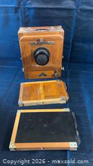 MaxSold Auction: Large Format Wood Field Camera, 13 x 18 cm (5x7") - Beckwith (Ontario, Canada) SELLER MANAGED Downsizing Online Auction -  6th Line Beckwith
