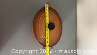 MaxSold Auction: Le Creuset Terracotta Enameled Cast Iron Dutch Oven 11–12 in - Beckwith (Ontario, Canada) SELLER MANAGED Downsizing Online Auction -  6th Line Beckwith