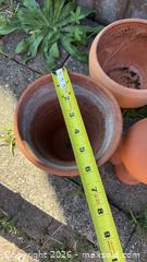 MaxSold Auction: Lot of 5 Terracotta Clay Garden Planters - Beckwith (Ontario, Canada) SELLER MANAGED Downsizing Online Auction -  6th Line Beckwith