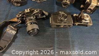 MaxSold Auction: Lot of Vintage Film Cameras: Praktica, Holga & Others - Beckwith (Ontario, Canada) SELLER MANAGED Downsizing Online Auction -  6th Line Beckwith