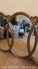 MaxSold Auction: Ornate Baroque Gold Wall Mirror, approx. 60 x 37 in - Beckwith (Ontario, Canada) SELLER MANAGED Downsizing Online Auction -  6th Line Beckwith