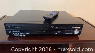 MaxSold Auction: Panasonic DMR?EZ48V VHS/DVD Combo Recorder - Black - Beckwith (Ontario, Canada) SELLER MANAGED Downsizing Online Auction -  6th Line Beckwith