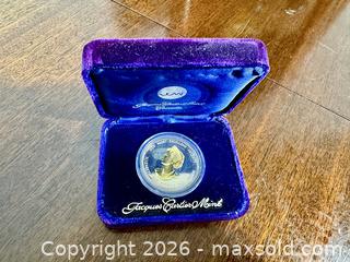 MaxSold Auction: 1952-1977 Silver Jubilee Fine Silver Medal  - Fort Erie (Ontario, Canada) SELLER MANAGED Estate Sale Online Auction - Caribou Trail Ridgway