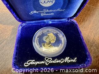 MaxSold Auction: 1952-1977 Silver Jubilee Fine Silver Medal  - Fort Erie (Ontario, Canada) SELLER MANAGED Estate Sale Online Auction - Caribou Trail Ridgway