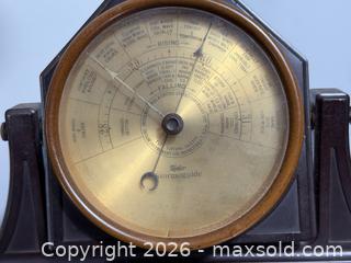 MaxSold Auction: Antique 1927 TAYLOR 'Stormoguide' Bakelite Shelf Barometer Taylor Instrument Co. - Fort Erie (Ontario, Canada) SELLER MANAGED Estate Sale Online Auction - Caribou Trail Ridgway