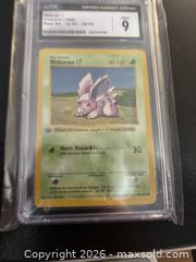 MaxSold Auction: Nidoran #55 1st Edition Base Set 1999 Pokémon - Bradford West Gwillimbury (Ontario, Canada) PARTNER MANAGED Downsizing Online Auction - Downy Emerald Drive