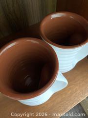 MaxSold Auction: Holiday Ceramic/Stoneware Mug Lot of 3 with Spoon Slots - Jacksonville (Florida, USA) SELLER MANAGED Downsizing Online Auction - Spanish Marsh Court