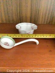MaxSold Auction: Porcelain Floral Bowl with Gold Gilded Rim, about 4 in - Jacksonville (Florida, USA) SELLER MANAGED Downsizing Online Auction - Spanish Marsh Court
