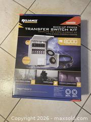 MaxSold Auction: Reliance Pro/Tran 2 (3006HDK) Backup Power Transfer Switch Kit - Welland (Ontario, Canada) SELLER MANAGED Estate Sale Online Auction -  Eastdale Crescent