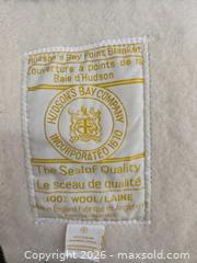 MaxSold Auction: 8 Point (King) Hudson's Bay 100% Wool Blanket - Toronto (Ontario, Canada) PARTNER MANAGED Downsizing Online Auction - Dupont Street (STORAGE)