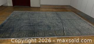 MaxSold Auction: ELTE Abstract Distressed Area Rug 9.9 x 14.2 ft with Underlay - Toronto (Ontario, Canada) PARTNER MANAGED Downsizing Online Auction - Dupont Street (STORAGE)