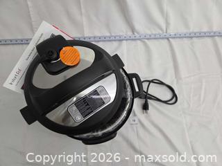MaxSold Auction: Instant Pot Viva 6-Quart Electric Pressure Cooker - Metallic Red - Toronto (Ontario, Canada) PARTNER MANAGED Downsizing Online Auction - Dupont Street (STORAGE)
