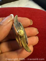 MaxSold Auction: Rolex Oyster Perpetual (vintage) Gold Tone Case Black Dial - Toronto (Ontario, Canada) PARTNER MANAGED Downsizing Online Auction - Woodsworth Road