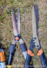 MaxSold Auction: Fiskars 3-Piece Garden Tool Set - PowerGear2 & HS551 - Saanich (British Columbia, Canada) SELLER MANAGED Downsizing Online Auction - Carey Road