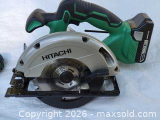 MaxSold Auction: Hitachi (Metabo HPT) 18V Cordless Circular Saw & Impact Driver Kit - Saanich (British Columbia, Canada) SELLER MANAGED Downsizing Online Auction - Carey Rd.