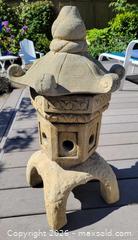 MaxSold Auction: Large Japanese Pagoda Garden Lantern, Concrete Cast Stone - High Quality - Saanich (British Columbia, Canada) SELLER MANAGED Downsizing Online Auction - Carey Rd.