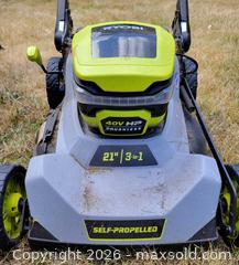 MaxSold Auction: Ryobi 40V 21-inch Self-Propelled Battery Lawn Mower - Saanich (British Columbia, Canada) SELLER MANAGED Downsizing Online Auction - Carey Rd.