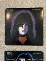 MaxSold Auction: KISS 12-inch LP Jacket Set — 4 Solo Member Album Covers - Jackson Township (New Jersey, USA) SELLER MANAGED Downsizing Online Auction - Ambassador Way
