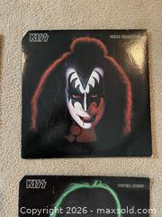 MaxSold Auction: KISS 12-inch LP Jacket Set — 4 Solo Member Album Covers - Jackson Township (New Jersey, USA) SELLER MANAGED Downsizing Online Auction - Ambassador Way