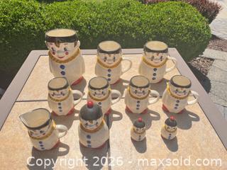 MaxSold Auction: Vintage Goebel Ceramic Clown Face Tea & Coffee Set, 9+ Pieces - Jackson Township (New Jersey, USA) SELLER MANAGED Downsizing Online Auction - Ambassador Way