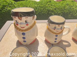 MaxSold Auction: Vintage Goebel Ceramic Clown Face Tea & Coffee Set, 9+ Pieces - Jackson Township (New Jersey, USA) SELLER MANAGED Downsizing Online Auction - Ambassador Way