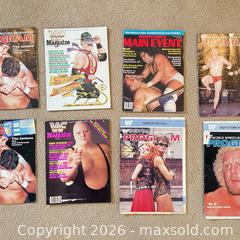 MaxSold Auction: WWF 1980s Wrestling Programs & Magazines Set - Jackson Township (New Jersey, USA) SELLER MANAGED Downsizing Online Auction - Ambassador Way