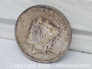 MaxSold Auction: 1928 US Peace Silver Dollar 1 Dollar .900 Silver - Hatboro (Pennsylvania, USA) PARTNER MANAGED Estate Sale Online Auction - Jacksonville Road