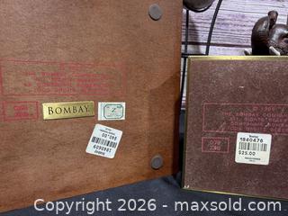 MaxSold Auction: Bombay Company Wooden Desk Organizer, Horse Figurine & Elephant Lamp - Hatboro (Pennsylvania, USA) PARTNER MANAGED Estate Sale Online Auction - Jacksonville Road