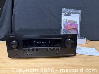 MaxSold Auction: Denon AVR-S960H 7.2-Channel AV Receiver / Amplifier - Hatboro (Pennsylvania, USA) PARTNER MANAGED Estate Sale Online Auction - Jacksonville Road