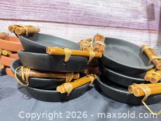 MaxSold Auction: Mixed Sushi & Tapas Serving Set with Bamboo Tray and Glasses - Hatboro (Pennsylvania, USA) PARTNER MANAGED Estate Sale Online Auction - Jacksonville Road