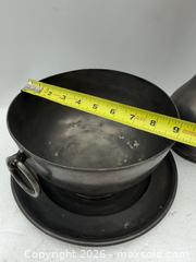 MaxSold Auction: Pewter Decorative Bowl with Underplate and Pitcher, Vintage - Hatboro (Pennsylvania, USA) PARTNER MANAGED Estate Sale Online Auction - Jacksonville Road