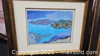 MaxSold Auction: Stephen Miller (signed) Mixed Media Collage, Set of Three, Framed - Hatboro (Pennsylvania, USA) PARTNER MANAGED Estate Sale Online Auction - Jacksonville Road