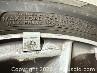 MaxSold Auction: 15 inch Alloy Wheels with Tires, 5-Lug, Volvo Center Caps - Warwick (Rhode Island, USA) SELLER MANAGED Reseller Online Auction - Warwick Avenue