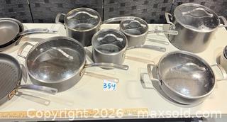 MaxSold Auction: Kirkland Signature 9-Piece Nonstick Aluminum Cookware Set - Warwick (Rhode Island, USA) SELLER MANAGED Reseller Online Auction - Warwick Avenue