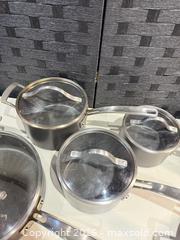 MaxSold Auction: Kirkland Signature 9-Piece Nonstick Aluminum Cookware Set - Warwick (Rhode Island, USA) SELLER MANAGED Reseller Online Auction - Warwick Avenue