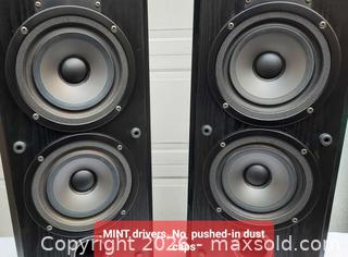 MaxSold Auction: British High End B&W Bowers and Wilkins V204 Large Floor Standing Loudspeakers  - Ottawa (Ontario, Canada) SELLER MANAGED Downsizing Online Auction -  Russell Road